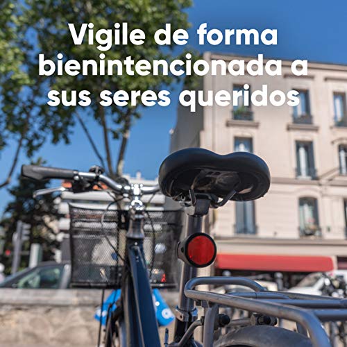 Invoxia Bike Tracker, Localizador GPS Antirrobo para Bicicleta, Negro, Suscripción de 3 años Incluida