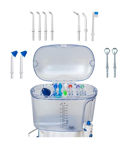 Irrigador Bucal o Dental Premium Pro-HC Water System . Limpieza e Higiene Bucal Profesional . 11 Cabezales Multifunción . 5 Niveles De Potencia 1100 Ml De Capacidad . 4 Meses de Garantía Adicional