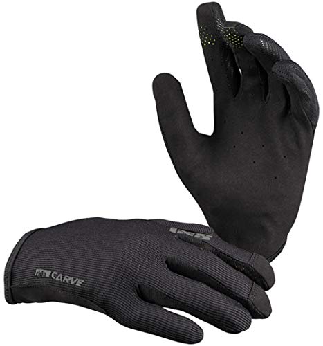 IXS Carve Guantes para Bicicleta de montaña, Ciclismo/Ebike Juventud Unisex, Negro, Kid XL