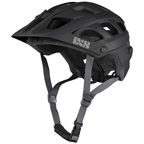 IXS RS EVO - Casco de Bicicleta de montaña para Adulto, Unisex, Color Negro, ML (58-62 cm)