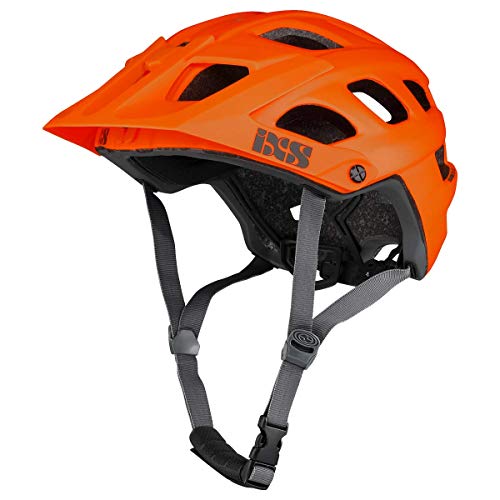 IXS RS EVO Casco para Bicicleta de montaña Trail/All Mountain, Unisex Adulto, Naranja, Medium