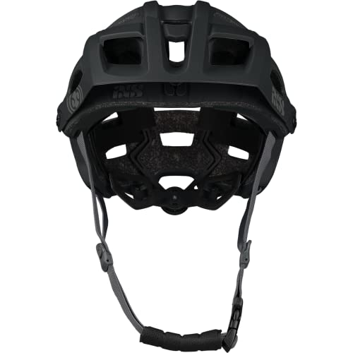 IXS RS EVO Casco para Bicicleta de montaña Trail/All Mountain, Unisex Adulto, Negro, SM (54-58cm