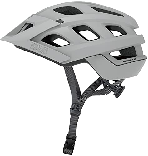 IXS Trail XC EVO - Casco para Bicicleta de montaña, E-Bike, Unisex, Color Gris, Talla S