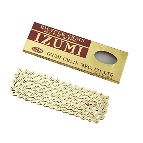 Izumi Standard Track/Fixed Gold Cadena Fija estándar de 1/8 x 1/2 (116 eslabones), Unisex, Dorado, Talla única