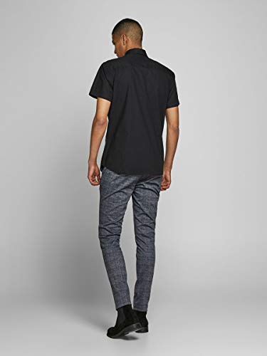 Jack & Jones JJIMARCO JJPHIL Jersey Nor DG Check Noos Pantalón, Gris (Oscuro), 29W / 30L para Hombre