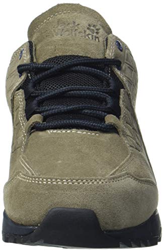 Jack Wolfskin Cascade Hike Lt Texapore Low M, Zapatos al Aire Libre Hombre, Khaki/Phantom, 42 EU