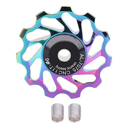 Jadeshay Bicicleta Desviador Trasero Polea Rodamientos de transmisión Accesorio para Ciclismo(11T)