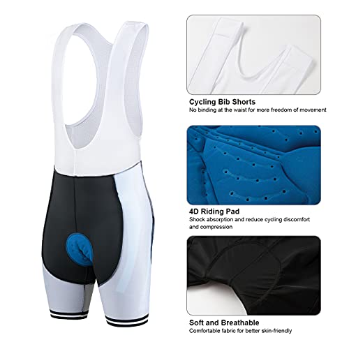 JEPOZRA Traje Ciclismo Hombre Verano Conjunto Bicicleta Ropa MTB Maillot Bici Manga Corta y Culotte Ciclista con Badana Gel