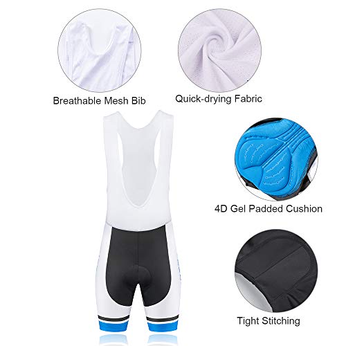 JEPOZRA Traje Ciclismo Hombre Verano Conjunto Bicicleta Ropa MTB Maillot Bici Manga Corta y Culotte Ciclista con Badana Gel