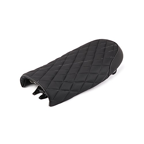 JFG RACING Motocicleta Retro Vintage Sillín Custom Seat Cushion Cafe Racer Banco Asientos Para h.o.n.d.a Bicicletas y Otros Motorcylce con Brat Bike Frame