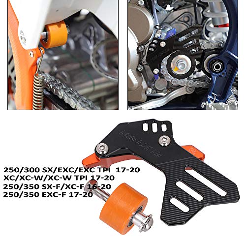 JFG RACING Protector de la cubierta del piñón de la motocicleta para K.T.M SX EXC TPI XC XCW TPI SXF XCF EXCF TC TE TX FC FE FX 250 350 2016 2017 2018 2019 2020-naranja