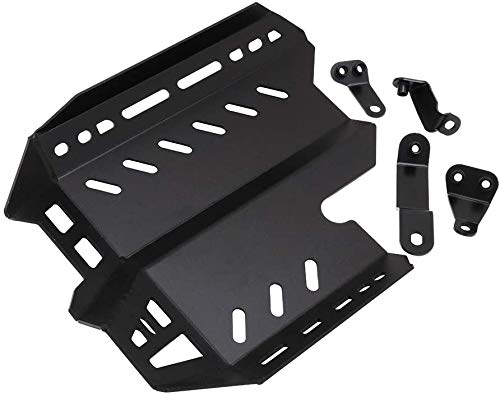 JFG RACING Protector de motor de motocicleta Bash inferior Skid Plate Protector para h.o.n.d.a CB500X 2019-2020-Negro