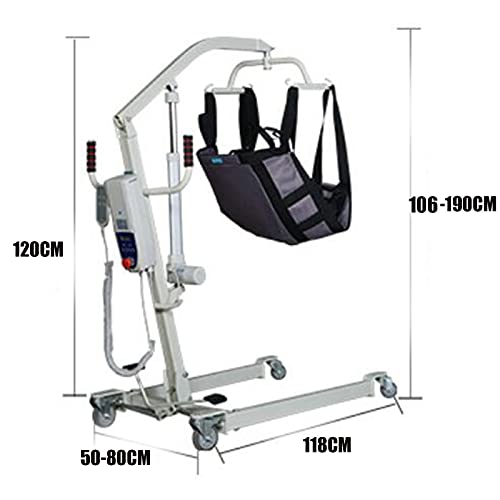 JFNV-Ancianos Paralizados Elevador De Atención Al Paciente,Ajuste De Altura 106-190CM,Capacidad De Carga 135Kg,Conveniente para Conversión Fácil En Varios Lugares