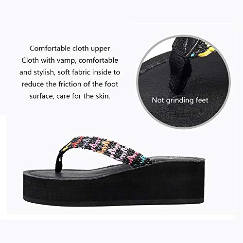 JIAYING Sandalias Verano Piel Punta Abierta Chanclas, Sandalias, Chanclas para, for Caminar/Caminar/Viajar/Bodas/Agua/Playa, en 3 Colores (Color : A, Size : US7/EU38/UK5/MX24/CN38)