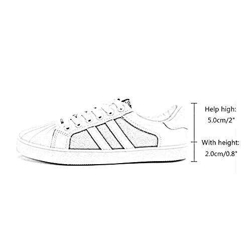 JIAYING Zapatillas para Mujer Zapatillas Casual para Mujer Zapatos para Mujer Zapatillas de Deportiva, Deportivo Informal, combinación de Colores de Personalidad, múltiples tamaños Disponibles