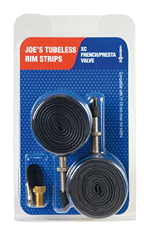 Joe's Flats Kit Convertidor A Rueda Tubeless, Unisex Adulto, Negro, 17-21 mm