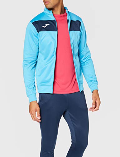 Joma Academy II Chándal, Hombre, Turquesa Fluor-Marino, M