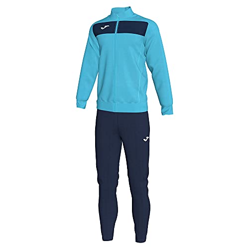 Joma Academy II Chándal, Hombre, Turquesa Fluor-Marino, M