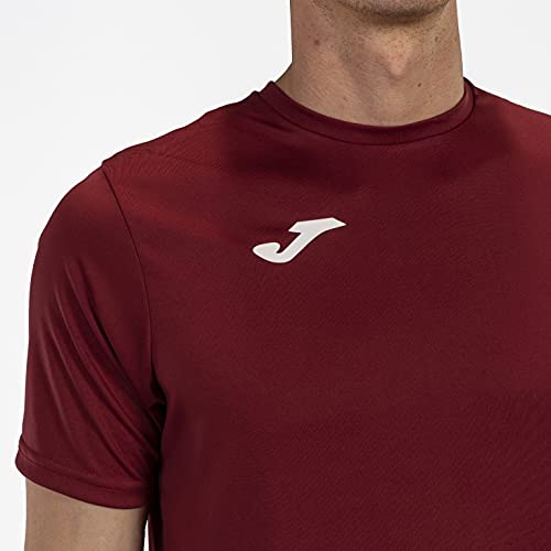 Joma Combi Camiseta Manga Corta, Hombre, Burdeos, M