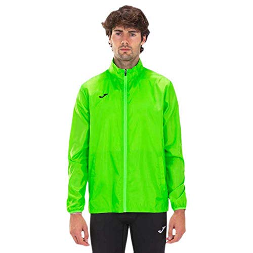 Joma Elite VII Cortavientos, Hombre, Verde Fluor, XL