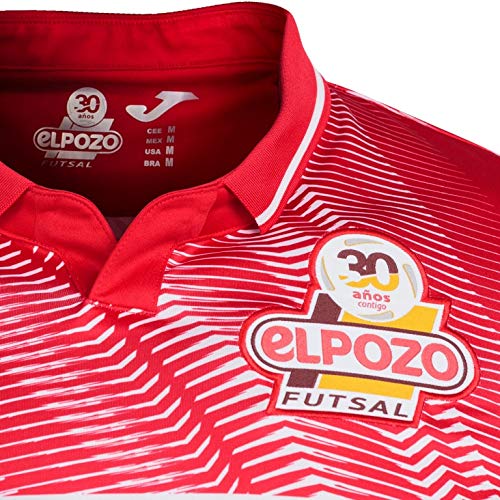 Joma ElPozo Murcia FS Primera Equipación 2020-2021, Camiseta, Rojo, Talla 2XS
