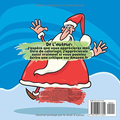 Joyeux Noël - Livre à colorier pour les enfants - Modèles heureux (Noël 2020!)