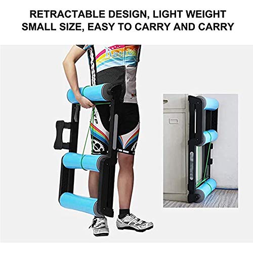 JTYX Rodillo magnético de Ciclismo Rodillos De Bicicleta Entrenador De Entrenamiento De Bicicleta Plegable Entrenador De Bicicleta Ciclismo De Carretera Bicicleta De Resistencia De Ejercicio