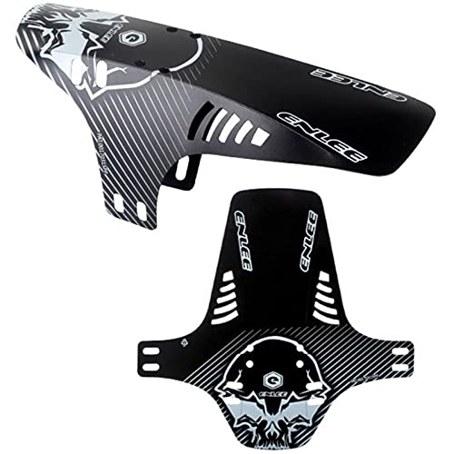 Juego de Guardabarros para Bicicleta de montaña Juego de Guardabarros MTB Guardabarros de Bicicleta de Metal Bicicleta Montaña, MTB Mudguard Delantero y Trasero Compatible se Adapta 2 Piezas