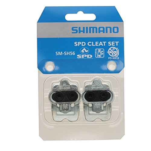 Juego de placas Shimano SM-SH56 con listones de contraplaca, negro, talla única