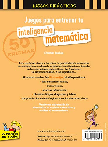 JUEGOS ENTRENAR INTELIGENCIA MATEMATICA (Terapias Juegos Didácticos)