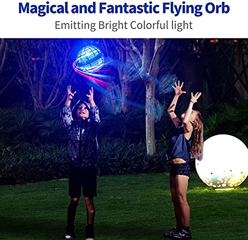 Juguetes de bola voladora.2021 Juguete de orbe de nebulosa mejorado, regalos mágicos de boomerang volador, interior al aire libre para niños, niñas, bola flotante giratoria, orbe elevado