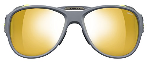 Julbo Explorer 2.0 – Gafas de Sol, Hombre, Color Gris Mat/Vert, tamaño M/L