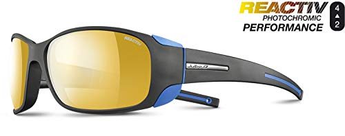 Julbo Montebianco Gafas, Negro/Azul, Talla única Unisex Adulto