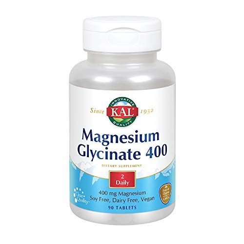 Kal Magnesium Glycinate - 400 mg - 90 Tablets