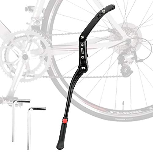 KARAA Pata de Cabra para Bicicleta Aluminio Soporte Ajustable para 24'' - 29'' Montaña Bicicleta Carretera Bicicleta 51-55cm con Llave Hexagonal