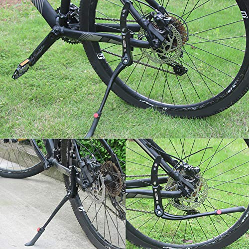 KARAA Pata de Cabra para Bicicleta Aluminio Soporte Ajustable para 24'' - 29'' Montaña Bicicleta Carretera Bicicleta 51-55cm con Llave Hexagonal