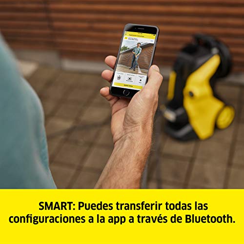 Kärcher Hidrolimpiadora de alta presión K 5 Premium Smart Control Home, Con conexión Bluetooth App, solución poderosa de limpieza, 145 bar, 2.100W, 500 L/h