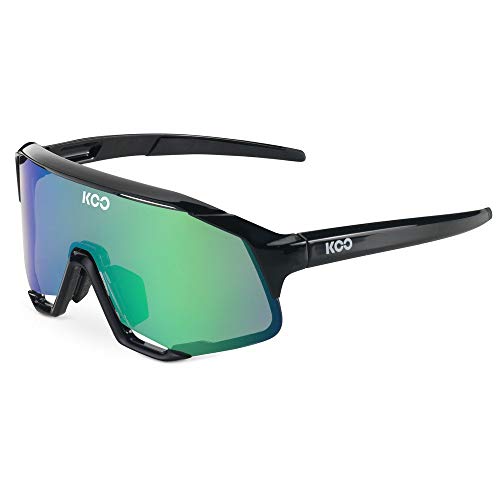 Kask Gafas KOO Demo Black Green Lent Green