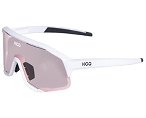 Kask Koo Gafas De Sol Demos Blancas Fotocromáticas Lente Rosa Fotocromática