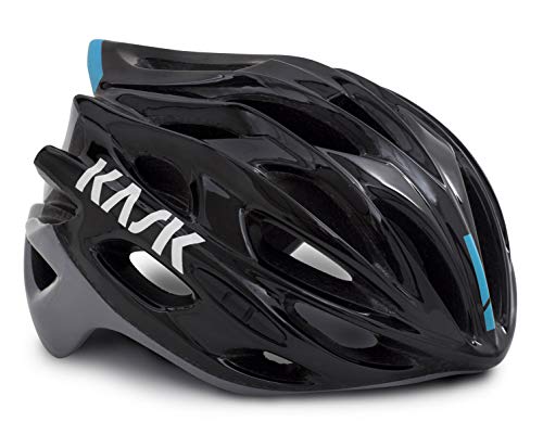 Kask Mojito X - Casco de Carretera Unisex, Unisex Adulto, Color Black/Azur, tamaño Medium