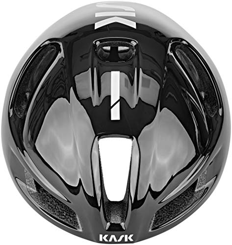 Kask Utopia - Casco de Bicicleta para Adulto, Unisex, Color Negro y Blanco