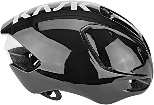 Kask Utopia - Casco de Bicicleta para Adulto, Unisex, Color Negro y Blanco