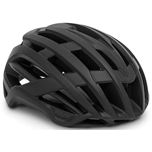 Kask Valegro Casco de Bicicleta, Unisex Adulto, Negro Mate, Medium