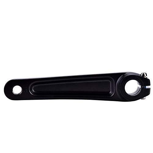 Keenso 1 Juego de bielas de Bicicleta de montaña Brazo de biela Izquierda de Bicicleta 170mm de aleación de Aluminio para bielas 590610 SLX XT XTR(Negro)