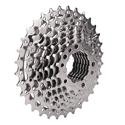 Keenso Cassettes para Bicicletas y 3 Accesorios, Cassette de Piñones 9/10/11/12 Velocidad 32/36/42/46T (9V 11-32T)