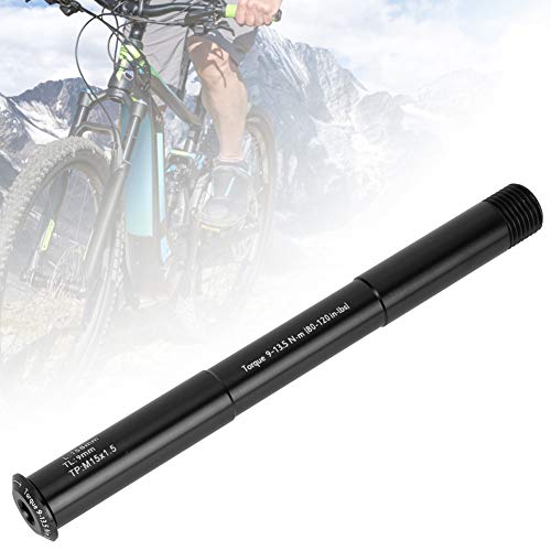 Keenso Eje de la Horquilla Delantera de la Bicicleta, Eje de la Horquilla Delantera de la Bicicleta Tubo del buje Delantero Tubo a través del Eje Boost de aleación de Aluminio(15X110MM（158L)