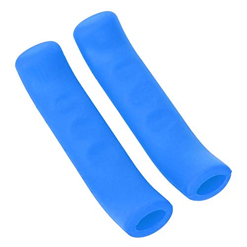 Keenso Funda para Maneta de Freno, 1 par Cubierta del el Freno para Patinete, Bicicleta Plegable, Bicicleta de Montaña (Azul)