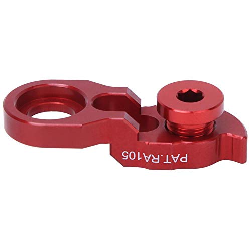 Keenso Patilla de Cambio, Convertidor para 34T-52T Accesorios(Rojo)