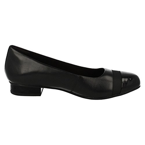 Keesha Clarks Ancho Casual Zapatos De Rosa Mujer 4 D (M) UK/ 37 EU Negro