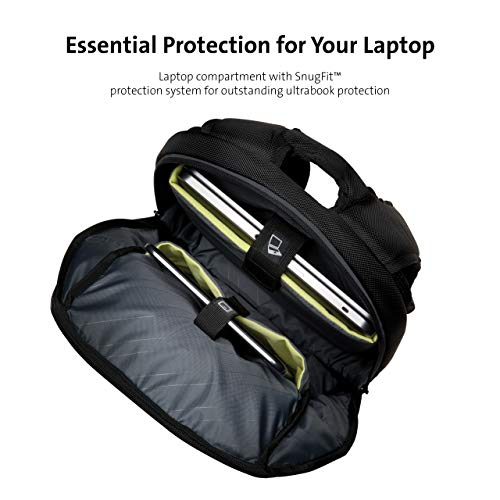 Kensington K62591EU - Mochila Triple Trek Optimizada para Ultrabook, Negro, 43 cm